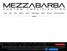 Tablet Screenshot of mezzabarba.com